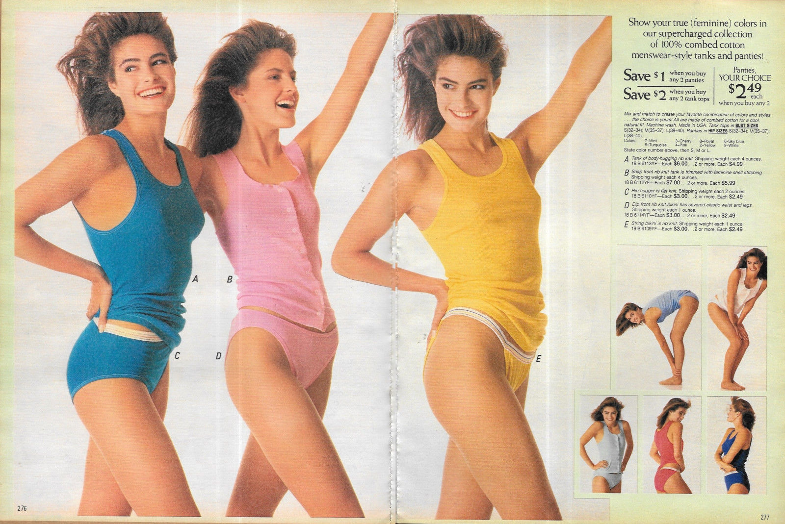 vintage underwear catalogue