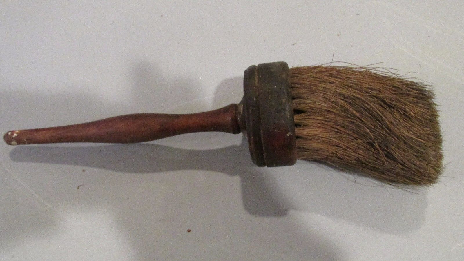 Antique Vintage Horse Hair Paint Brushes 11 1/2" Tall Nice folk art