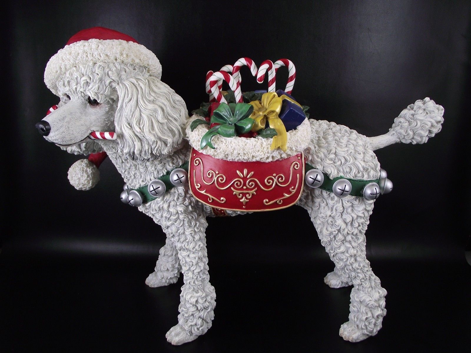 Danbury Mint Christmas Poodle Large Figurine Dog Antique Price Guide Danbury Mint Christmas Poodle Large Figurine Dog Antique Price Guide