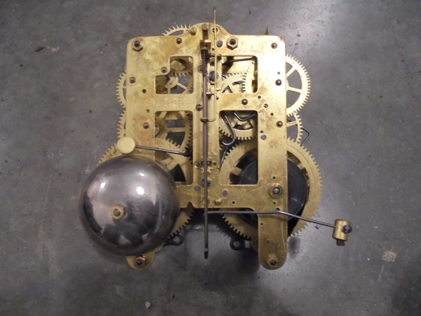 Antique Seth Thomas Mantel Clock Movement 89C Working Antique Price Guide Details Page