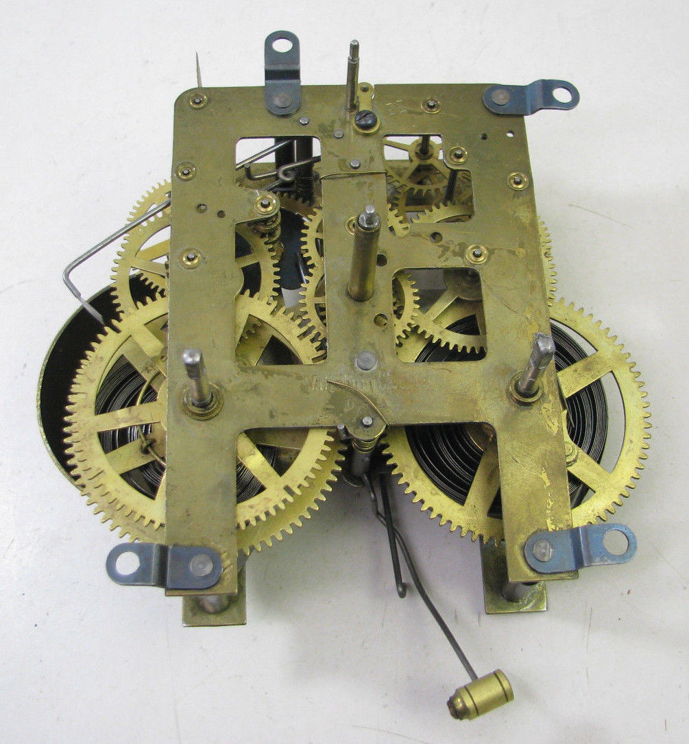ANTIQUE WATERBURY MANTEL SHELF CLOCK MOVEMENT PARTS REPAIR Antique