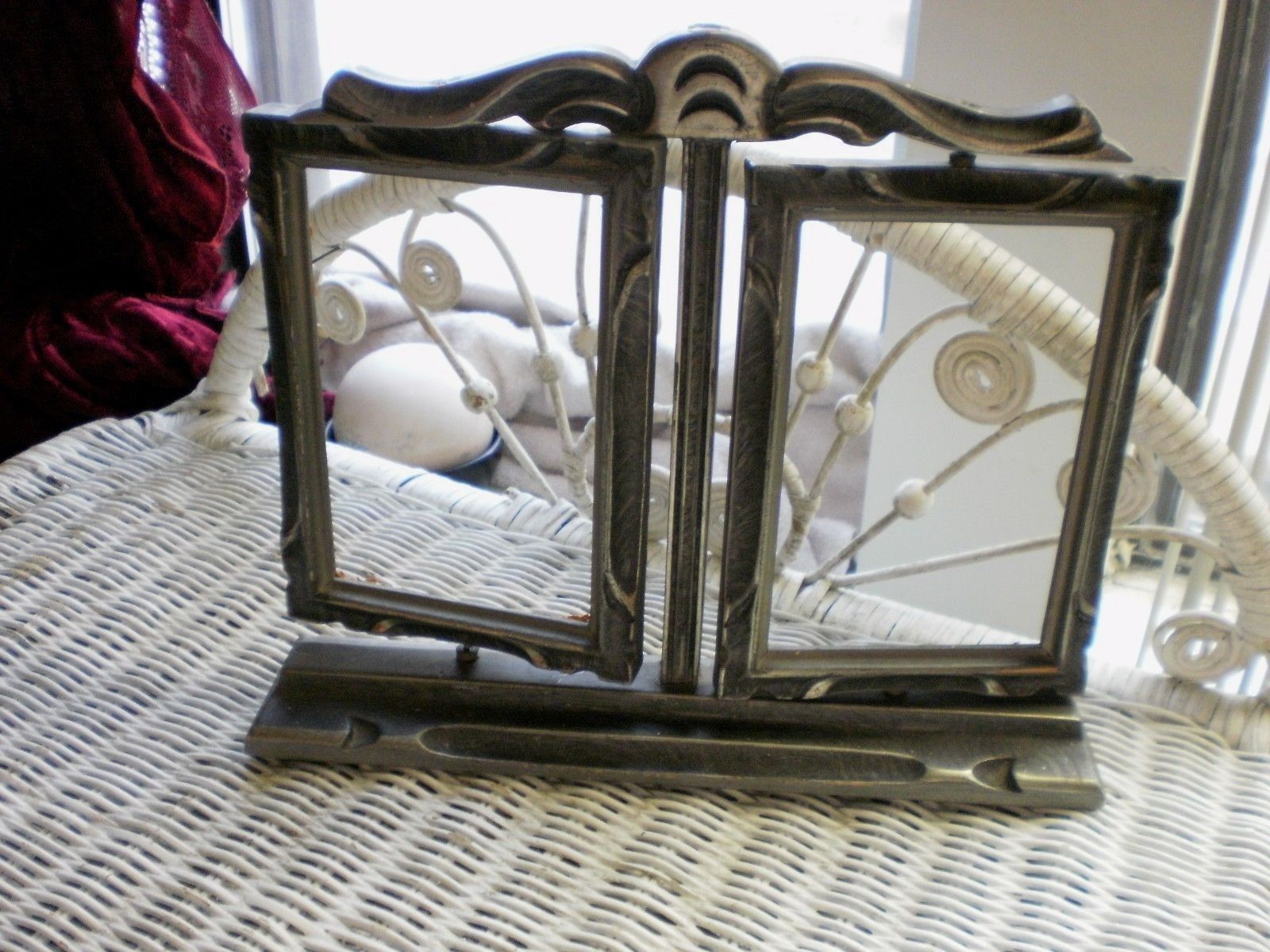 Antique Wood Double Swivel Frame Guide Details Page Antique Wood Double Swivel Frame