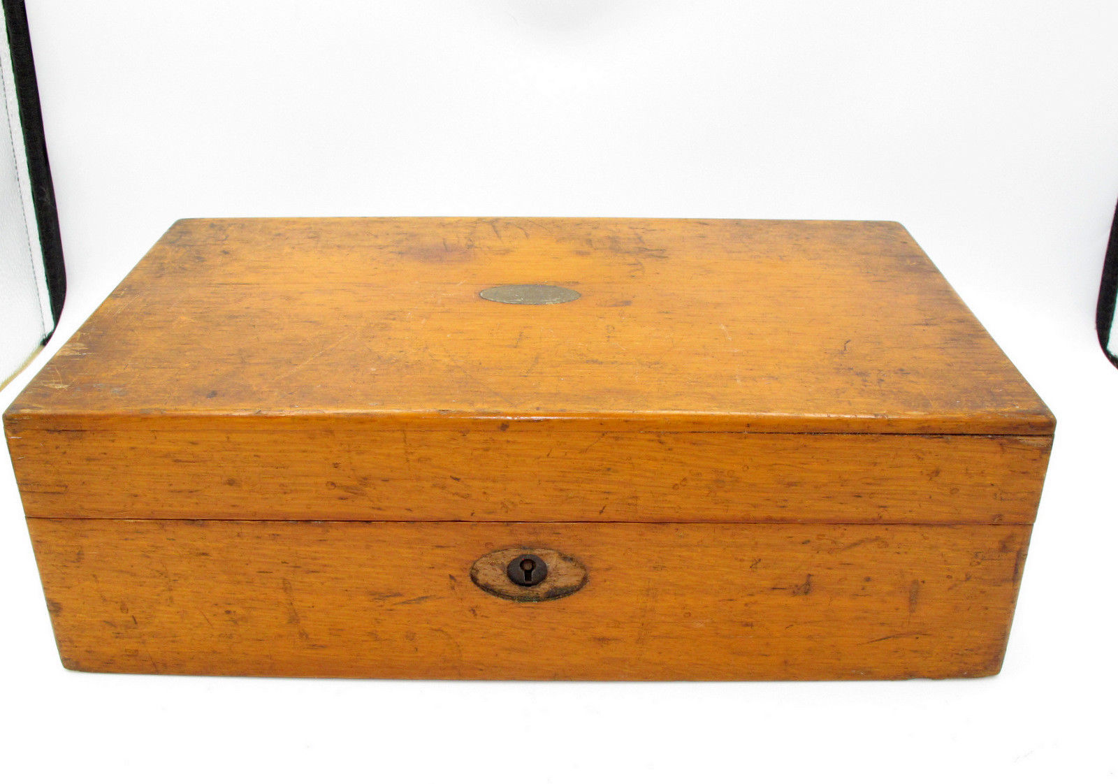 Victorian Pine Stationery Box -- Antique Price Guide Details Page