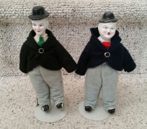 laurel and hardy porcelain dolls
