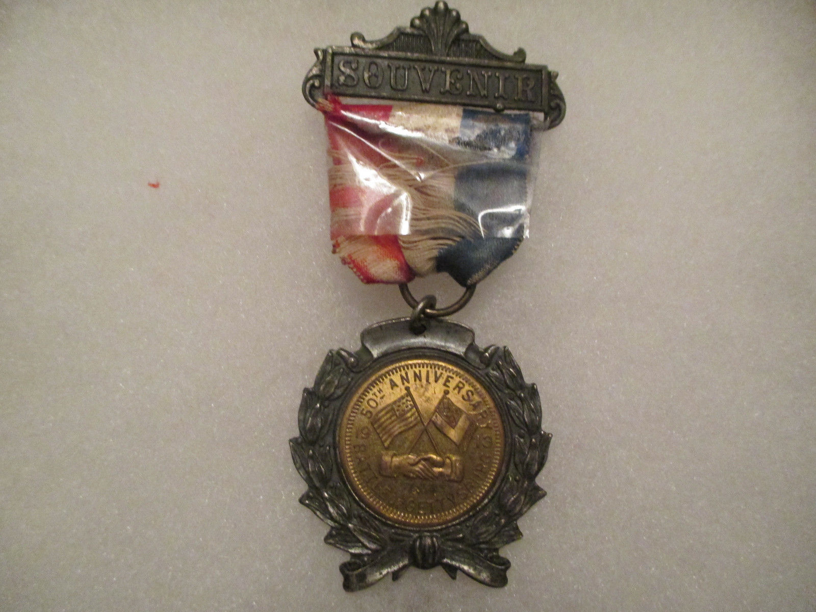 1913 Civil War Gettysburg Blue & Gray 50th Anniversary Souvenir Medal