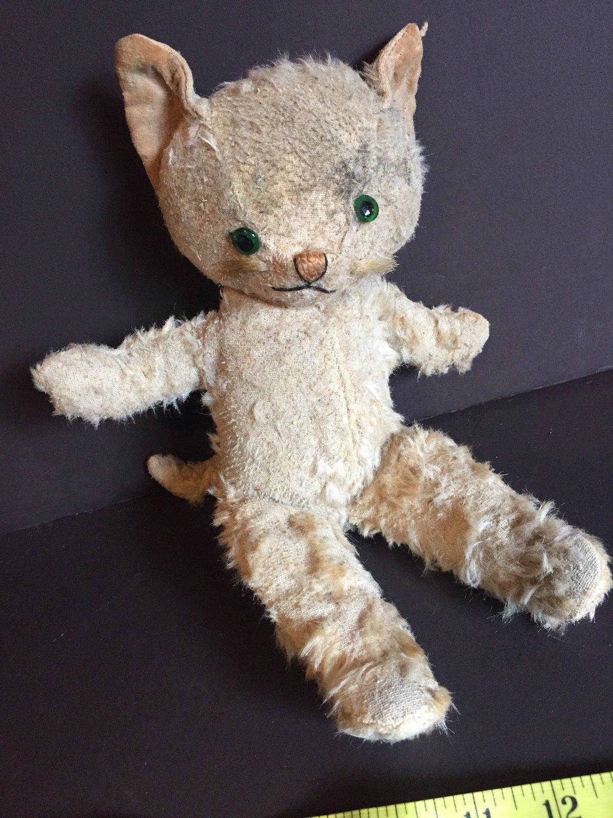vintage stuffed cat