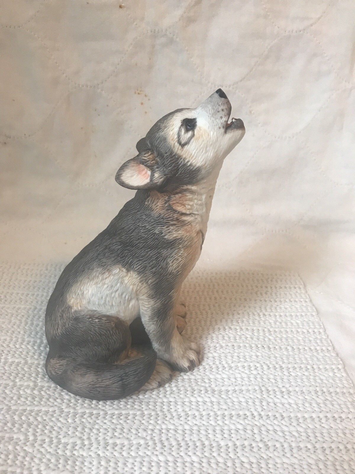 wolf pup figurine