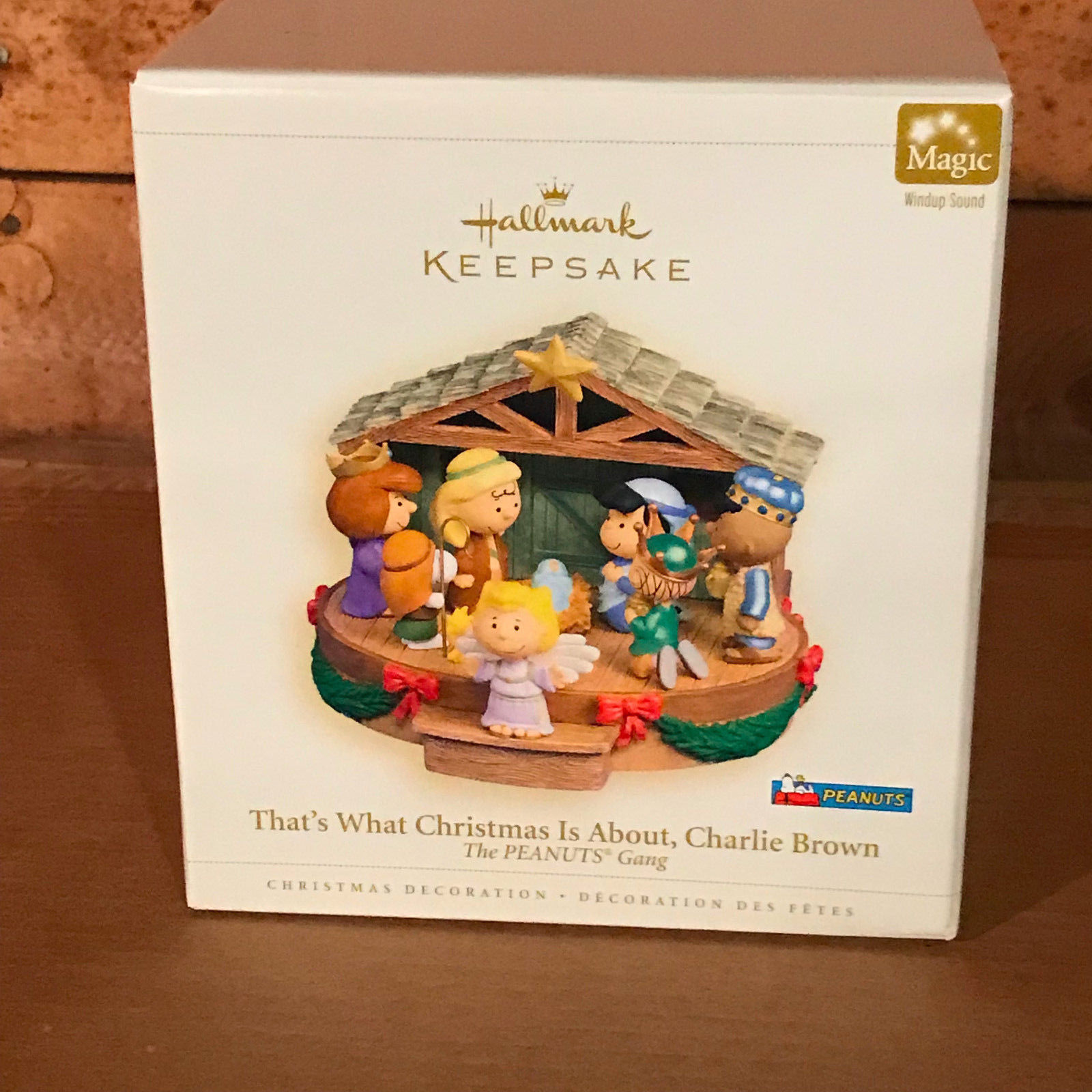 Hallmark Keepsake PEANUTS GANG Nativity Scene MintinBox Antique