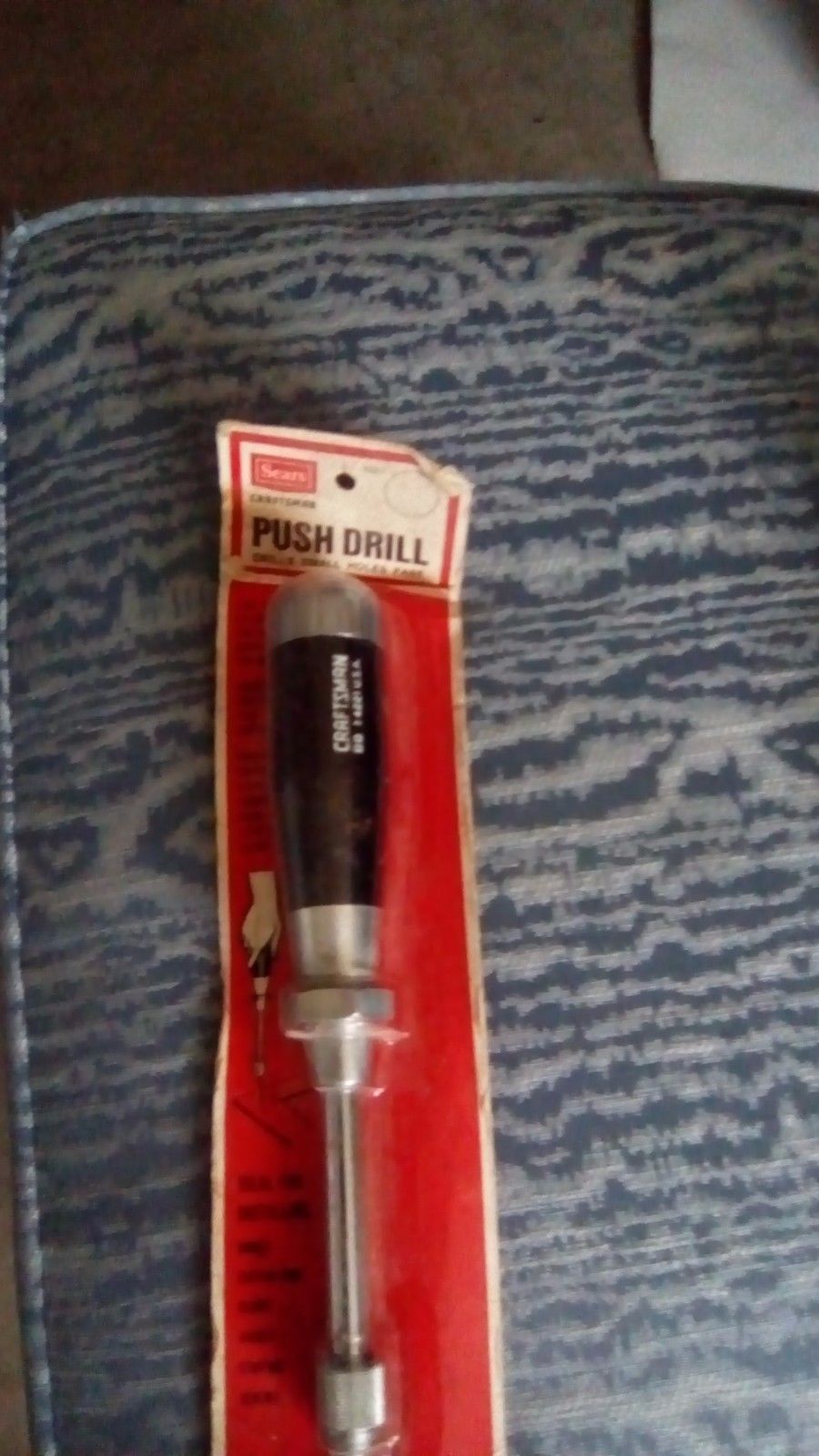 CRAFTSMAN 4221 SPEEDY PUSH DRILL MADE USA include 8 drill bits