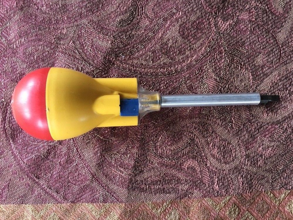 Vintage Screwball ratcheting Screwdriver S/V Tool Co Ratchet Driver USA Antique Price Guide