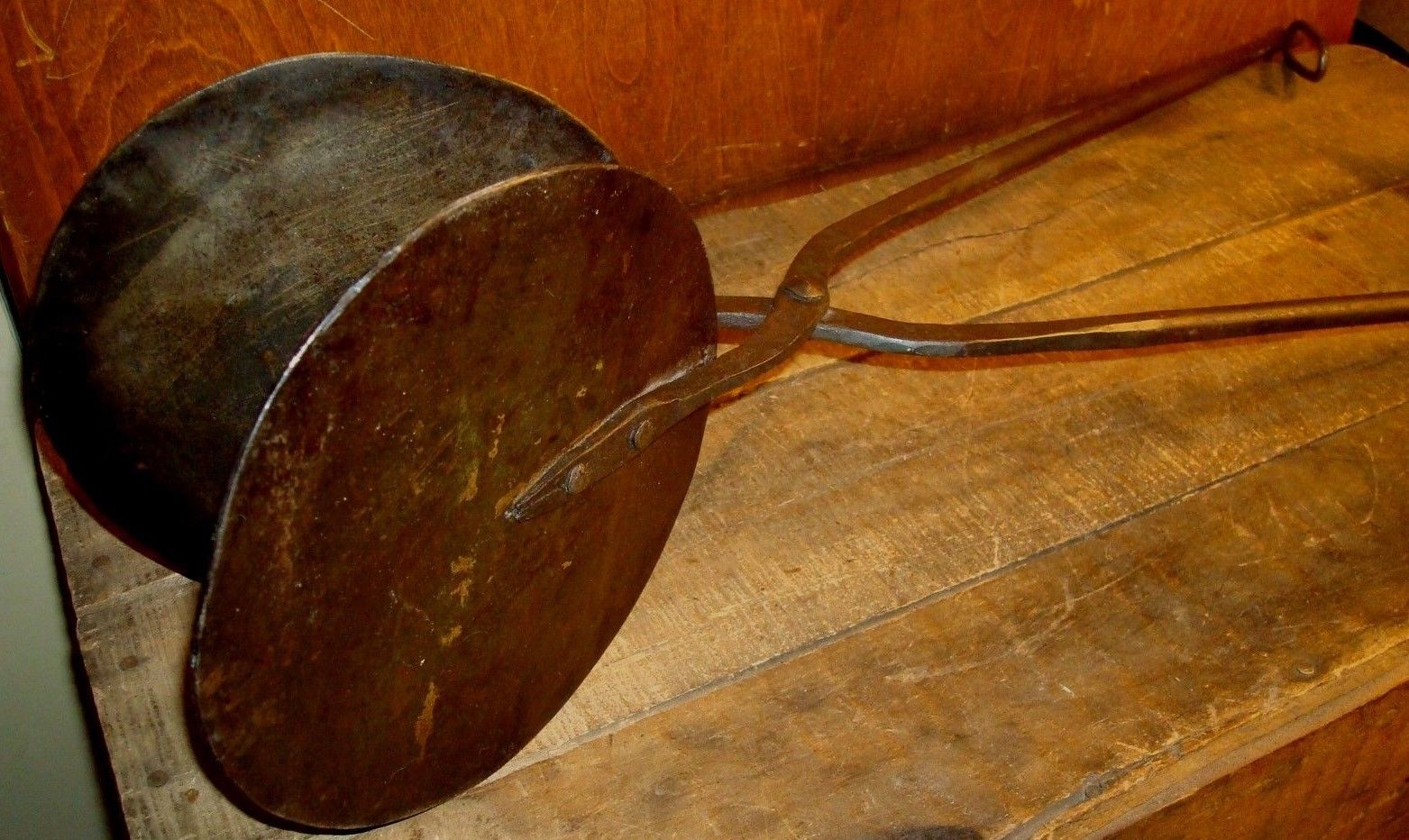 VINTAGE BLACKSMITH TONG TOOL BLACKSMITHING TOOL VERY UNUSUAL