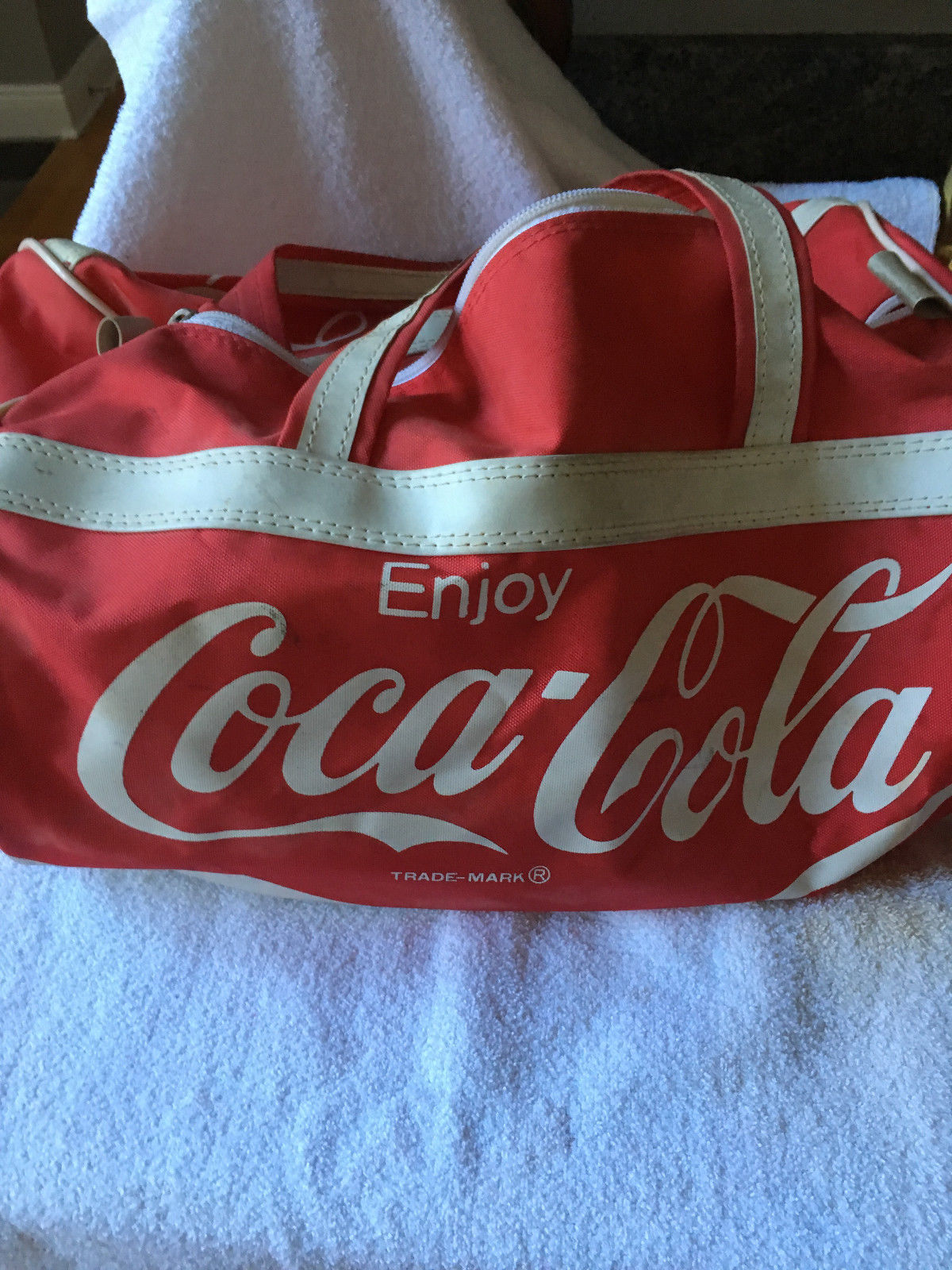 coca cola duffle bag