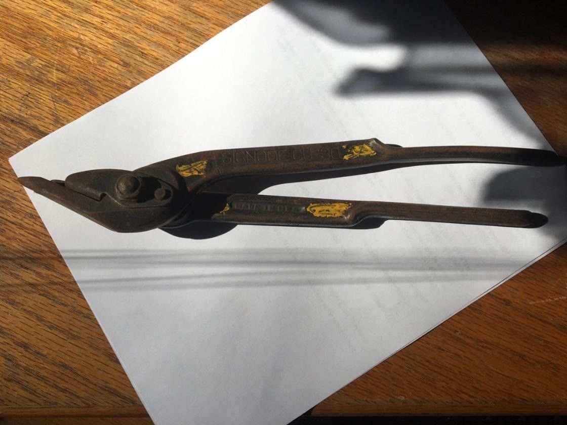 Old Antique Vintage Multi Banding tool Cast Iron cutter rare tool