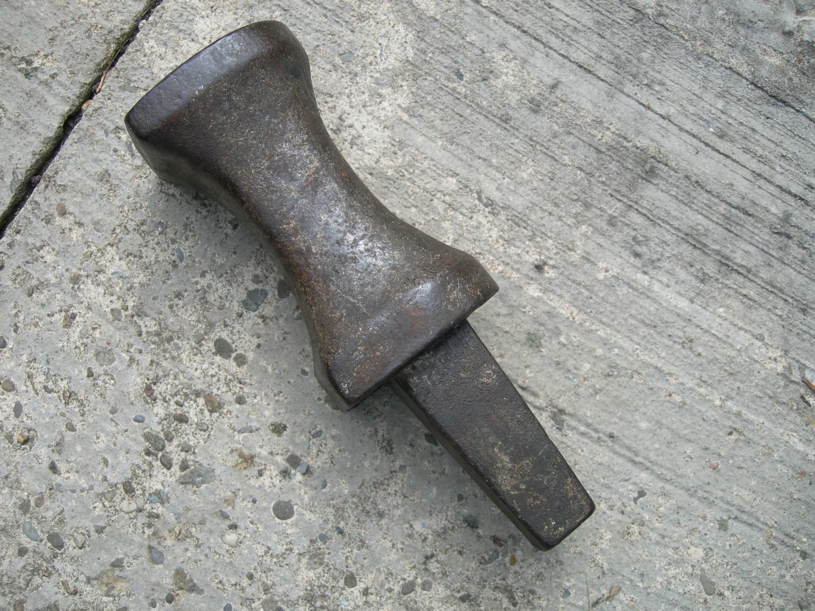 Antique Blacksmith Anvil Tool Hardy Fuller Iron Vintage Knife Tool