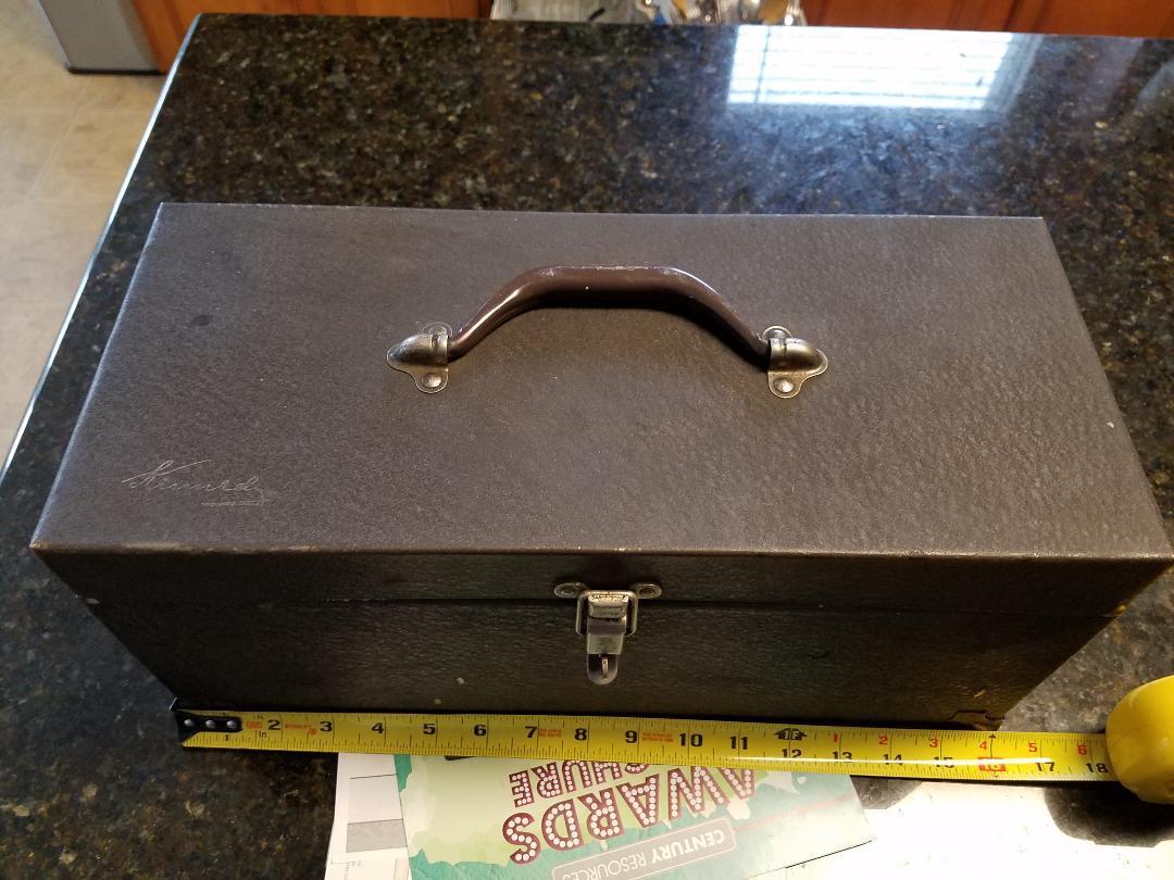 Vintage Kennedy Tool Box 16" Wide Model CS16 MACHINEST TOOLBOX metal