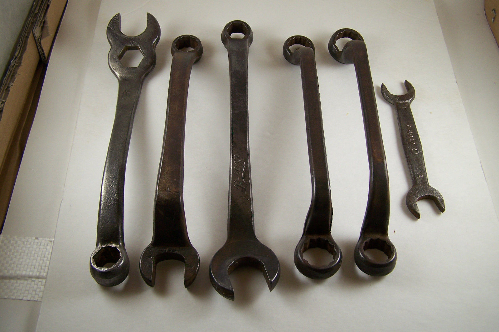 Vintage Ford Script Wrenches lot of 6 Antique Price Guide Details Page