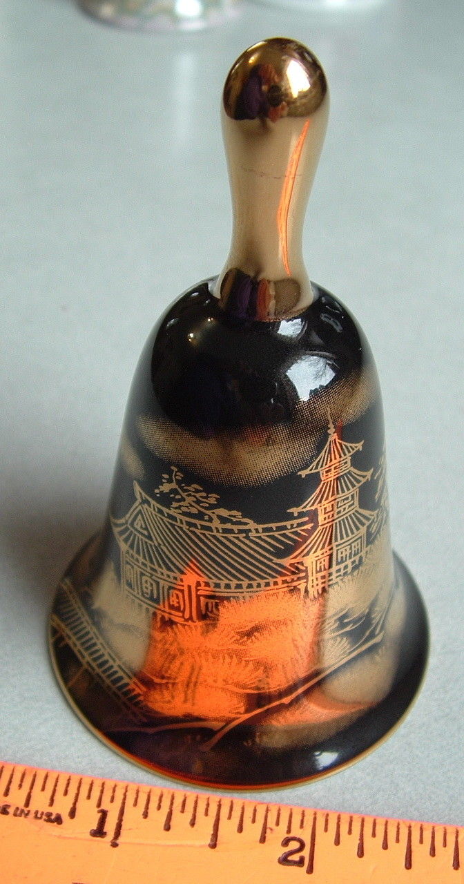 Vintage SHIBATA Fine Bone China Porcelain Bell Japan Antique Price