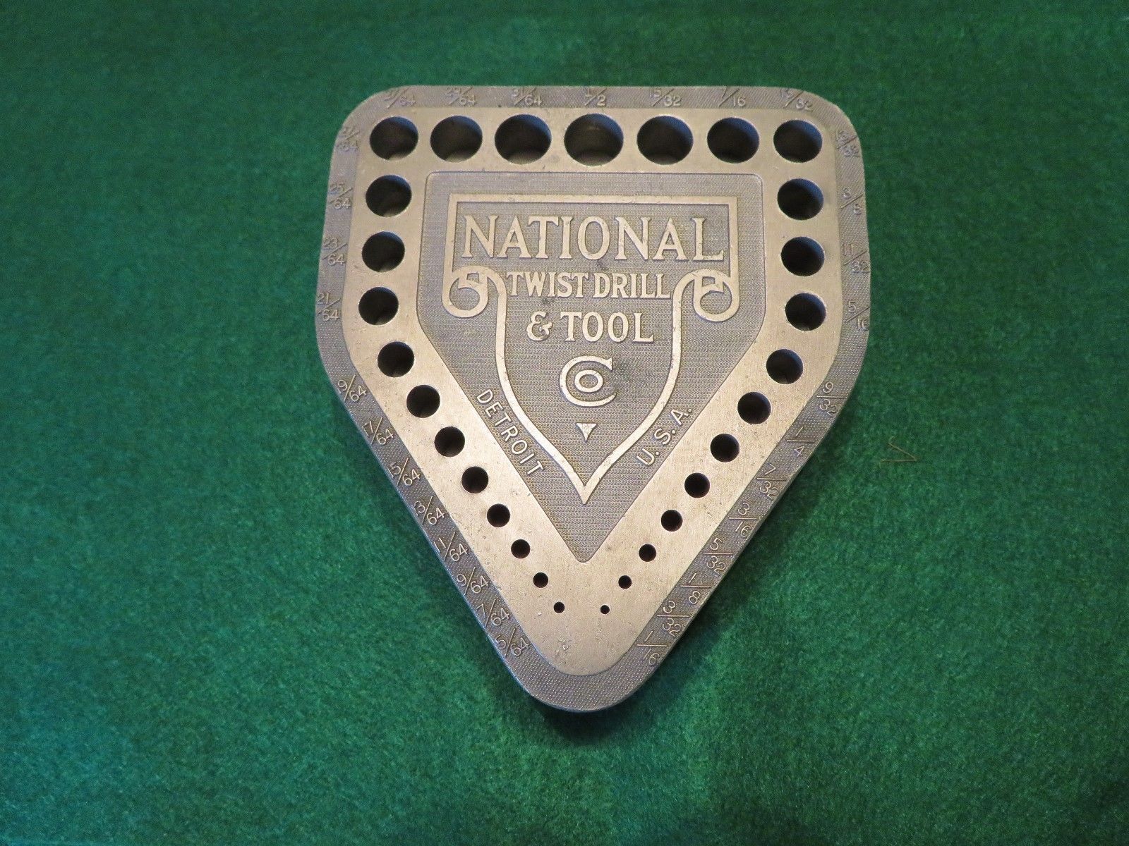 National Twist Drill & Tool Fractional Drill Bit Index Stand Holder