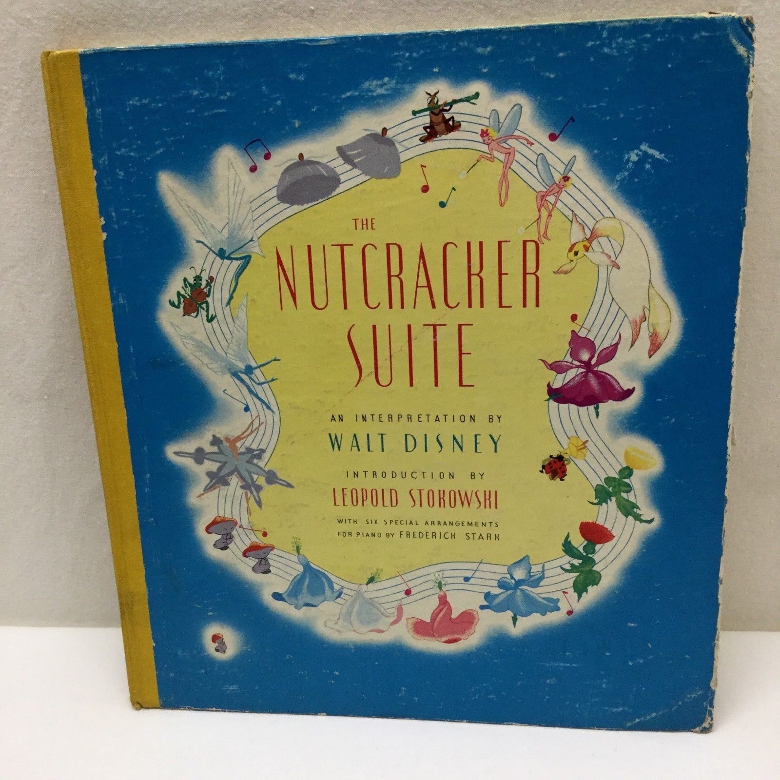 WALT DISNEY''S NUTCRACKER SUITE 1940''s Color Picture Story Book