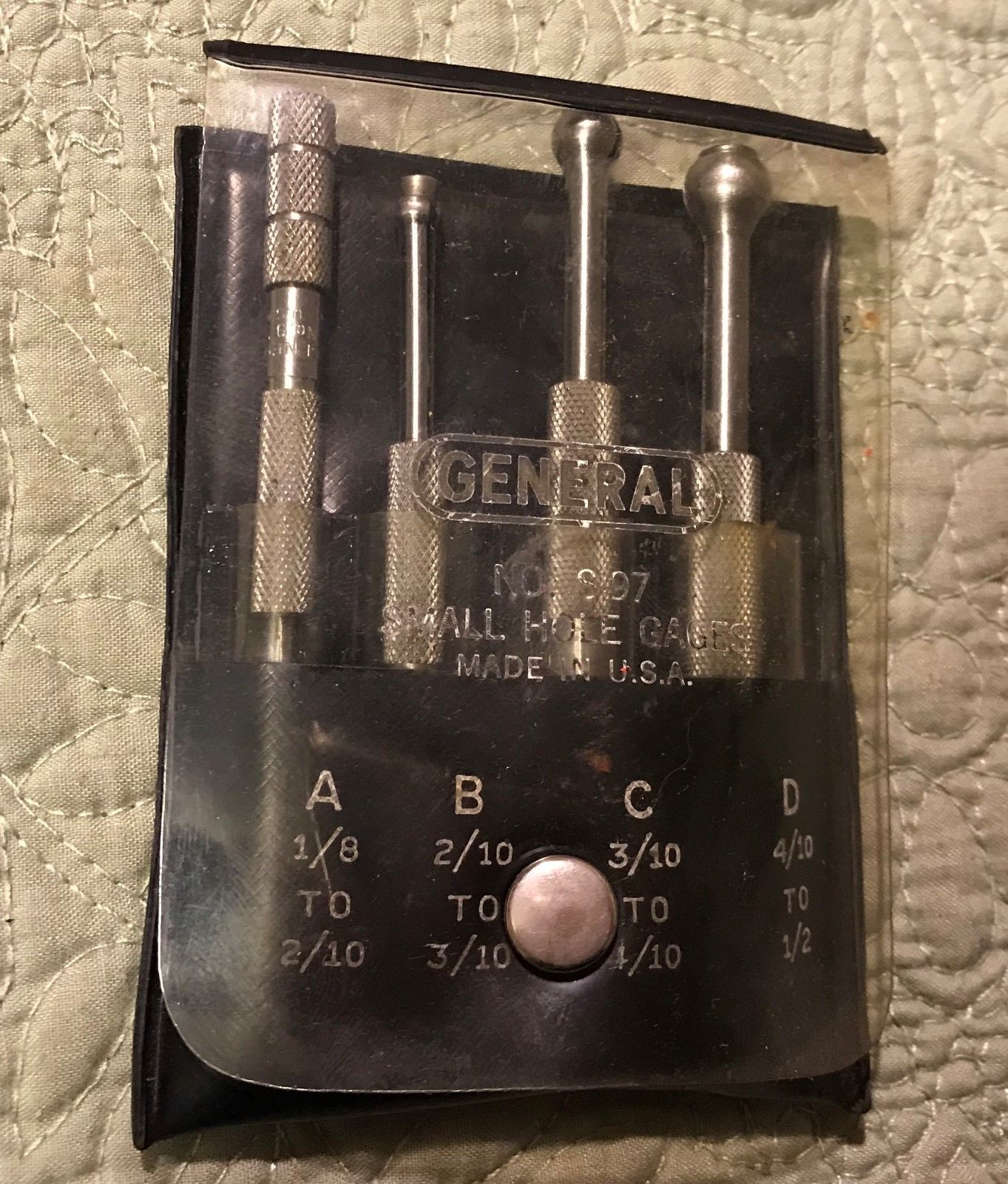 General S97 Small Hole Gages Antique Price Guide Details Page