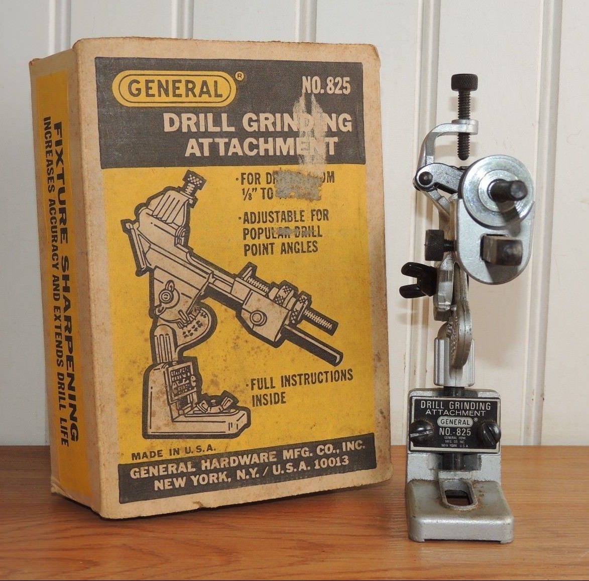Vintage General Drill Grinding Attachment No. 825 Antique Price