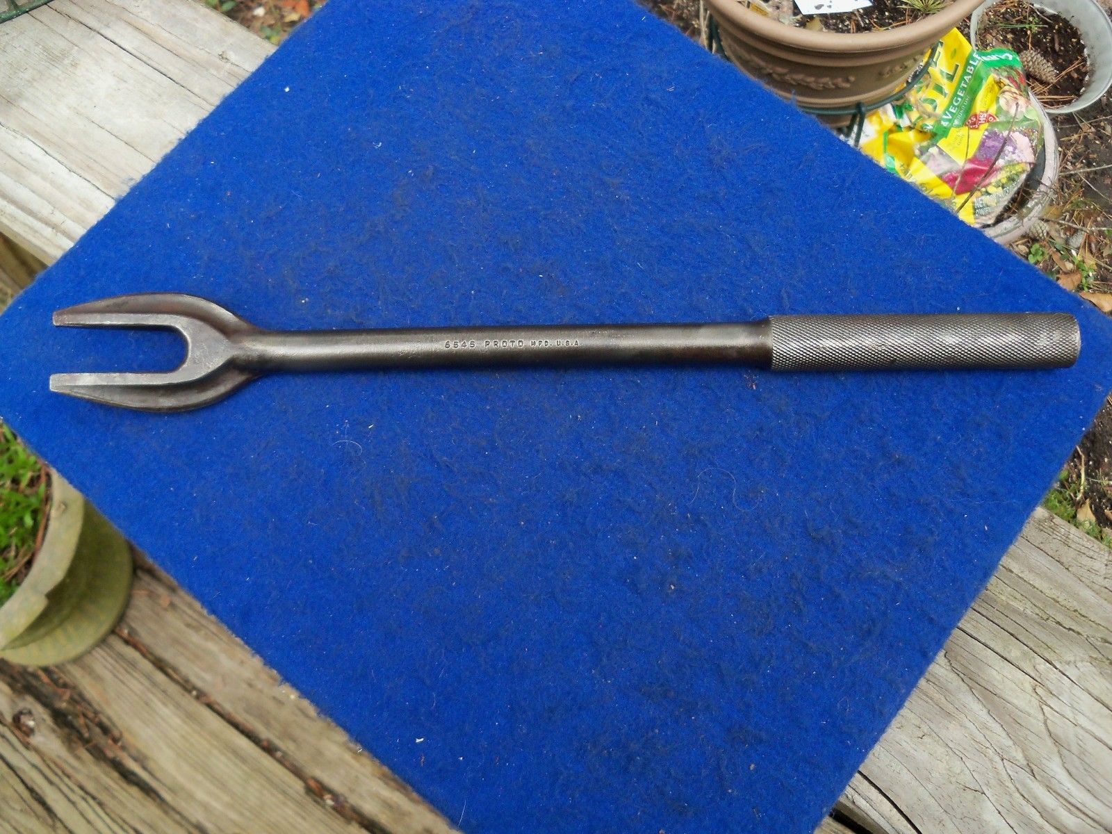 Vintage PROTO 6545 Pickle Fork Tie Rod Separator Ball Joint Tool Made