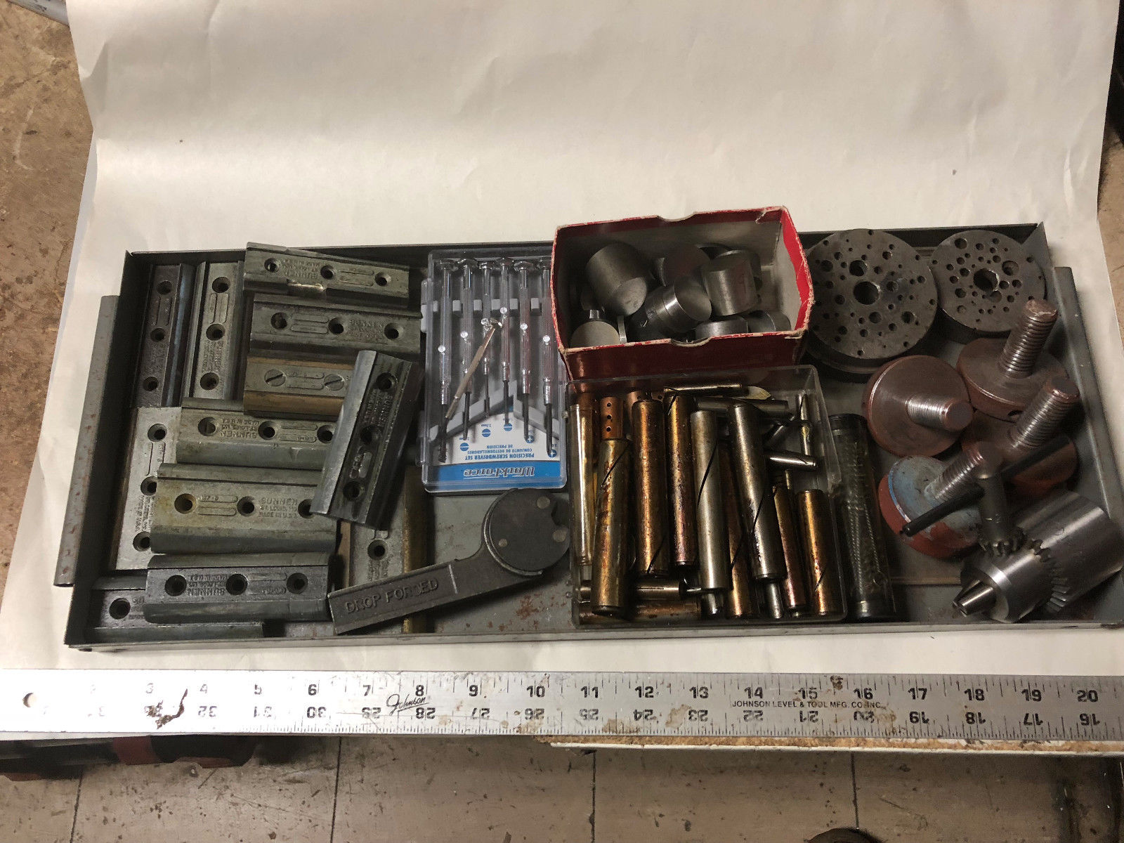 MACHINIST South Bend Atlas MILL Lot Sunnen Lapping Honing Leveling Gage Blocks Antique Price