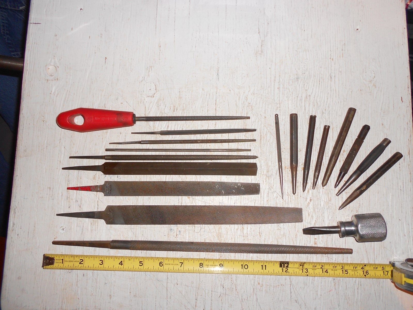 Vintage/Antique punch& file tool lot,Blacksmith ,Machinist,Gunsmith