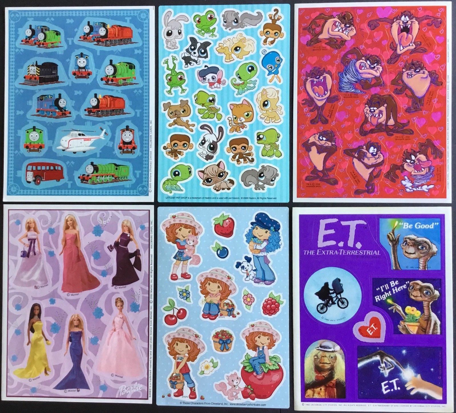 vintage barbie stickers