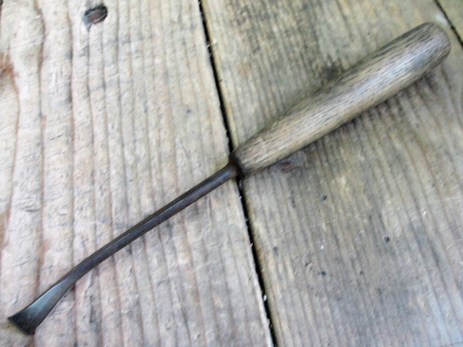 Antique S J Addis 1/2" Unusual Gouge Wood Chisel Lathe Woodworking Tool