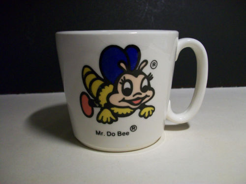 Romper Room Mr Do Bee Mccoy Pottery Child S Mug With Drive