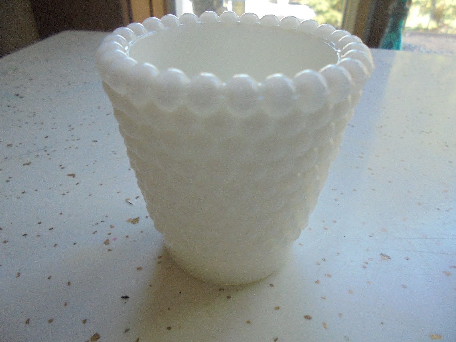 Hobnail White Milk Glass Votive Candle Holder Antique Price Guide