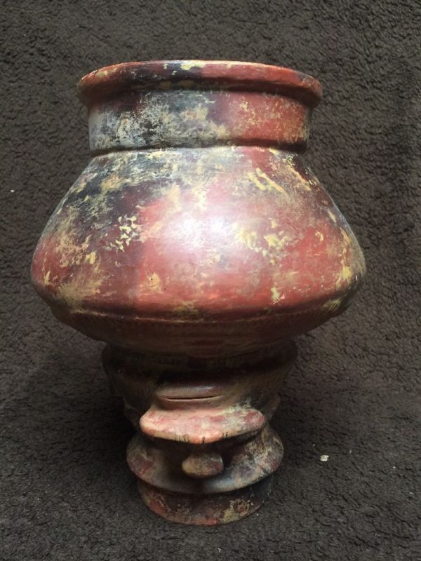 Pre Columbian Terracotta Aztec Pottery Vase Antique Price Guide