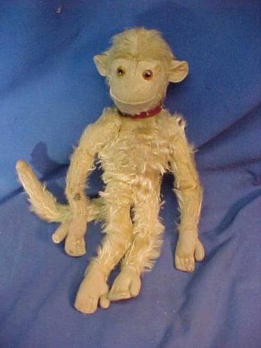 antique stuffed monkey