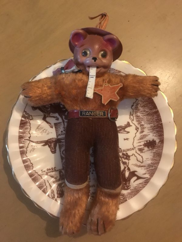 teddy bear with cassette tape