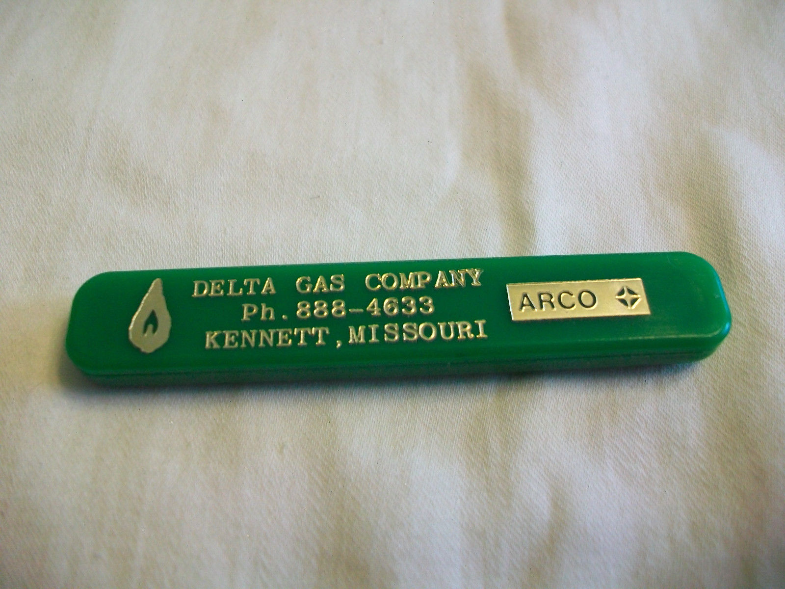 Advertising Missouri Delta Gas Company Pocket Knife Antique