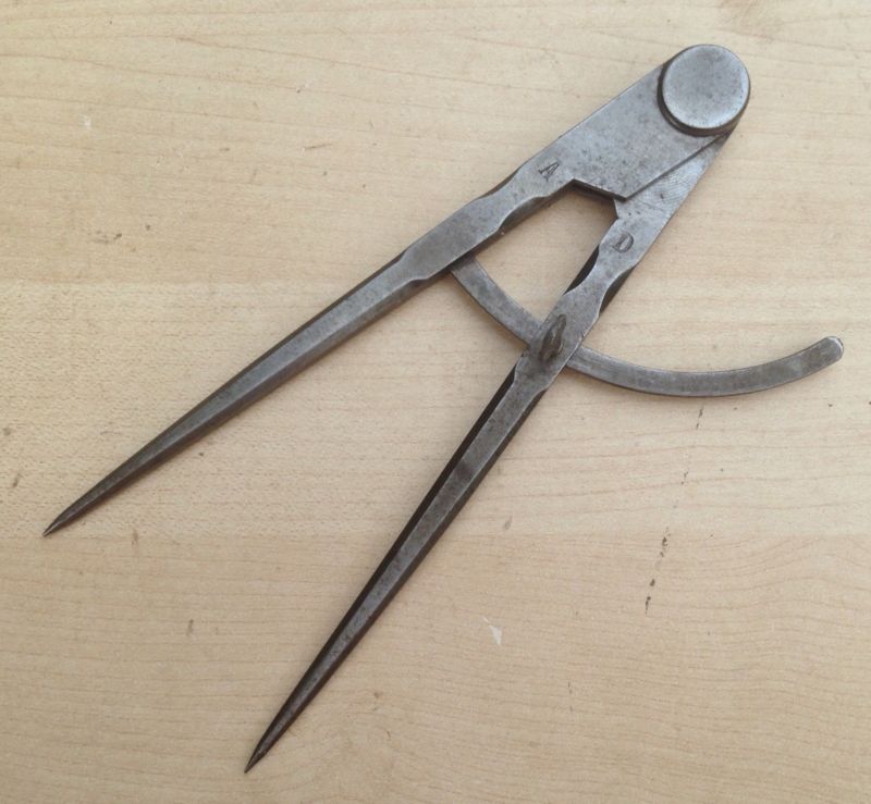 Vintage 6 In. Steel Wing Divider Antique Price Guide Details Page