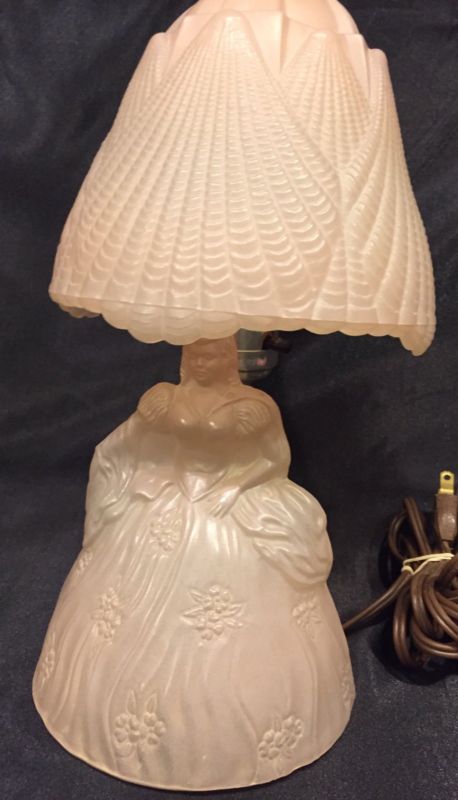 Vintage Depression Glass Lamp Southern Belle Pink Lady Shade Boudoir Works Antique Guide Details Page - Vintage Pink Glass Lady Lamp Vintage Depression Glass Lamp Southern Belle Pink Lady Shade Boudoir Works Antique Guide Details Page - Vintage Pink Glass Lady Lamp