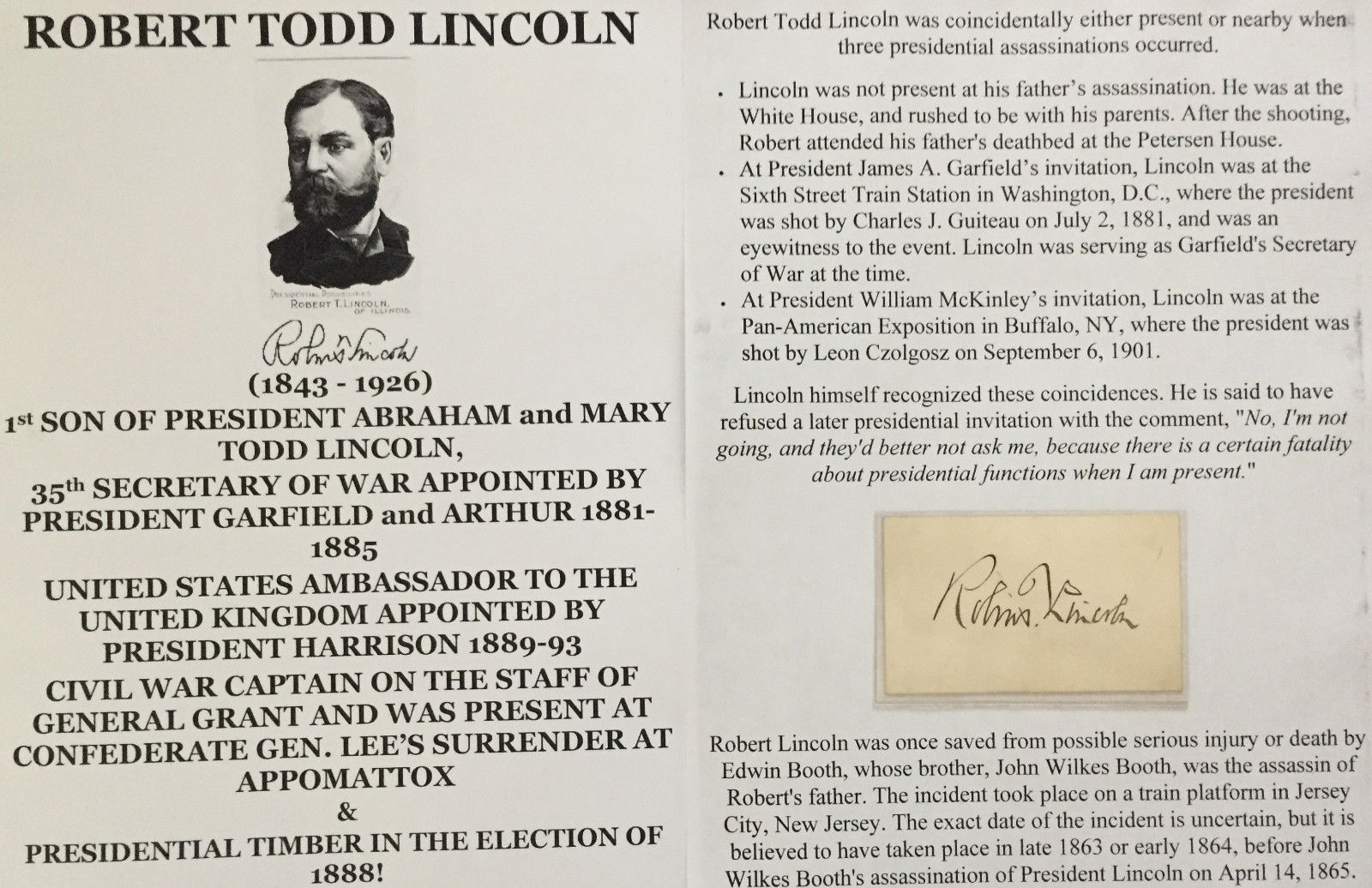 president lincoln's first secretary of war