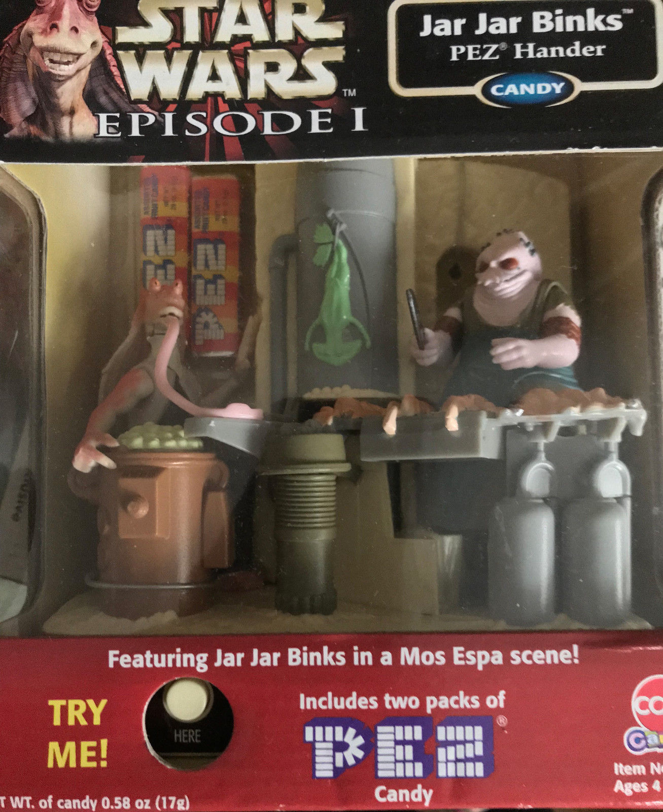 jar jar binks pez dispenser