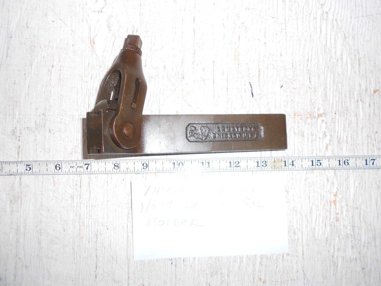 Armstrong Lathe tool holder No.17Vintage Machinist tool for South