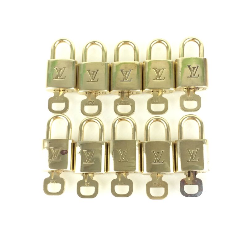 Authentic Louis Vuitton Padlock Set of 10 Pairs Antique Price Guide