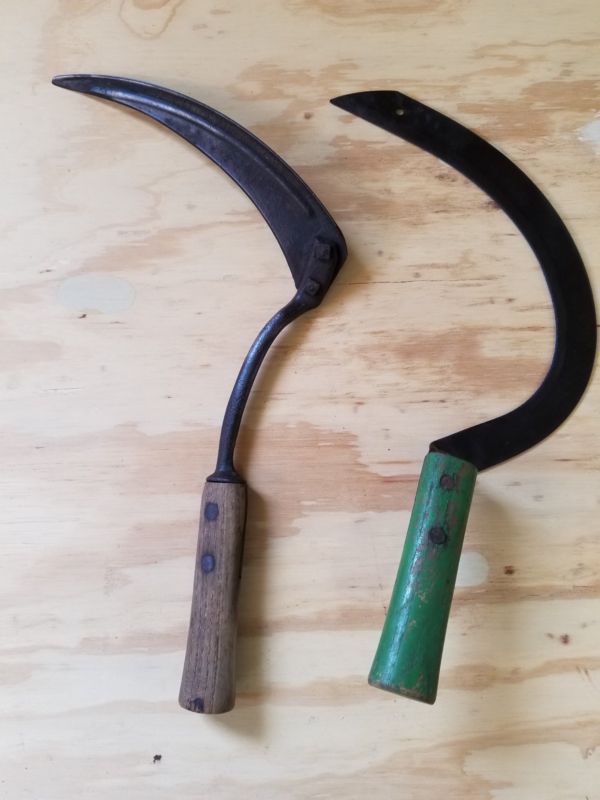 antique hand sickle