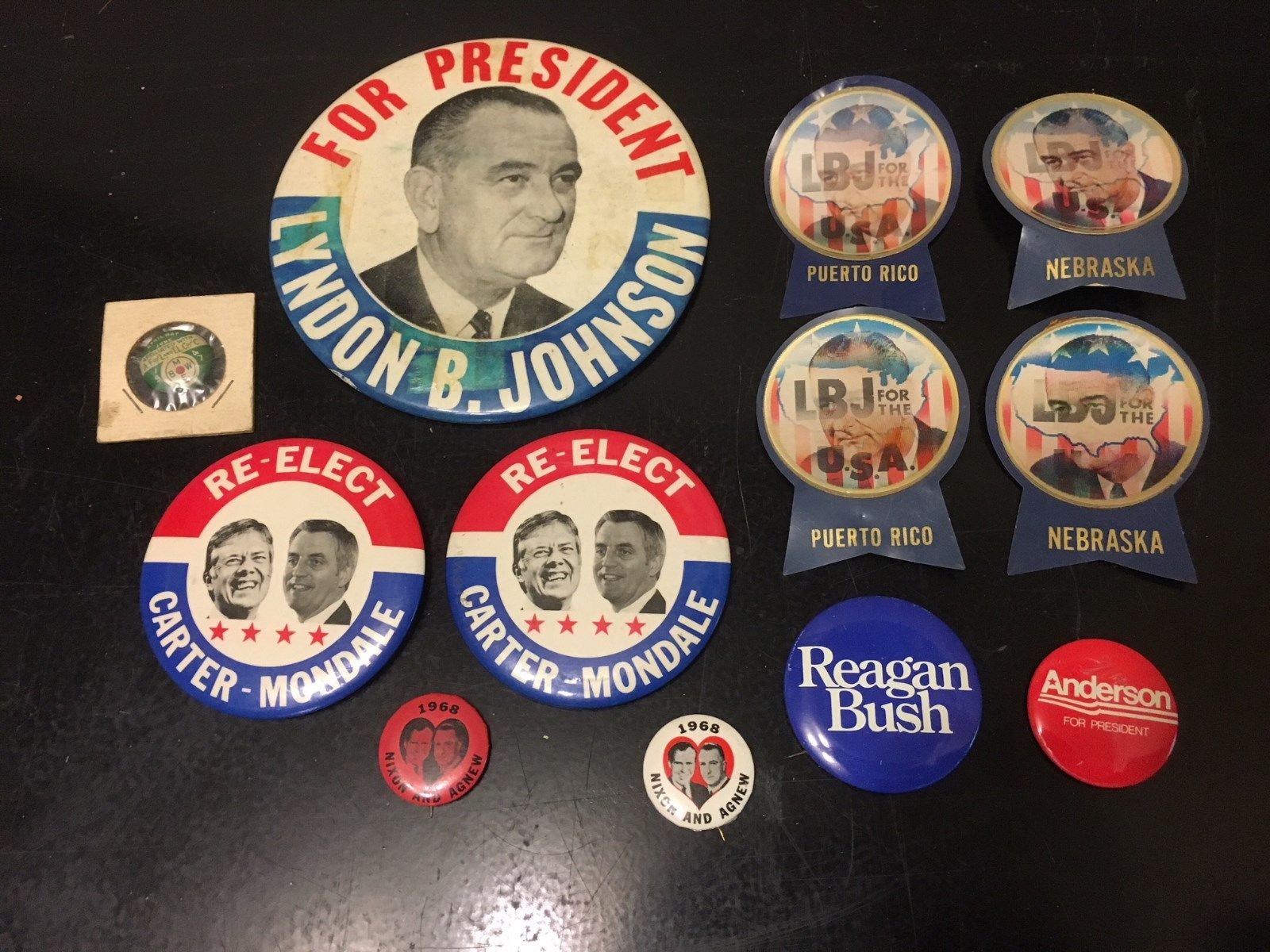 11 Vintage Presidential Political Campaign Buttons Antique Price