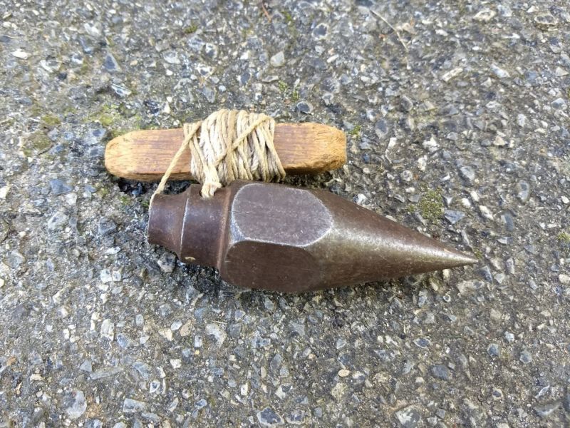 Vintage Large Plumb Bob with Cord Antique Price Guide Details Page