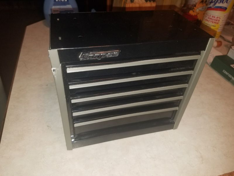 SnapOn Micro Roll Cab Mini Tool Box Cranberry Black KMC923APL