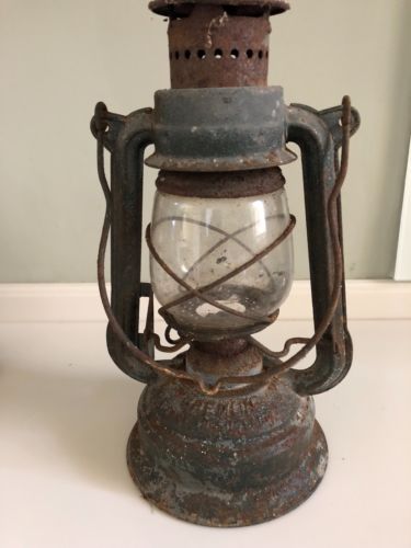  Antique Old Gremlin Paraffin Hurricane Oil Lamp Lantern -- Antique ...
