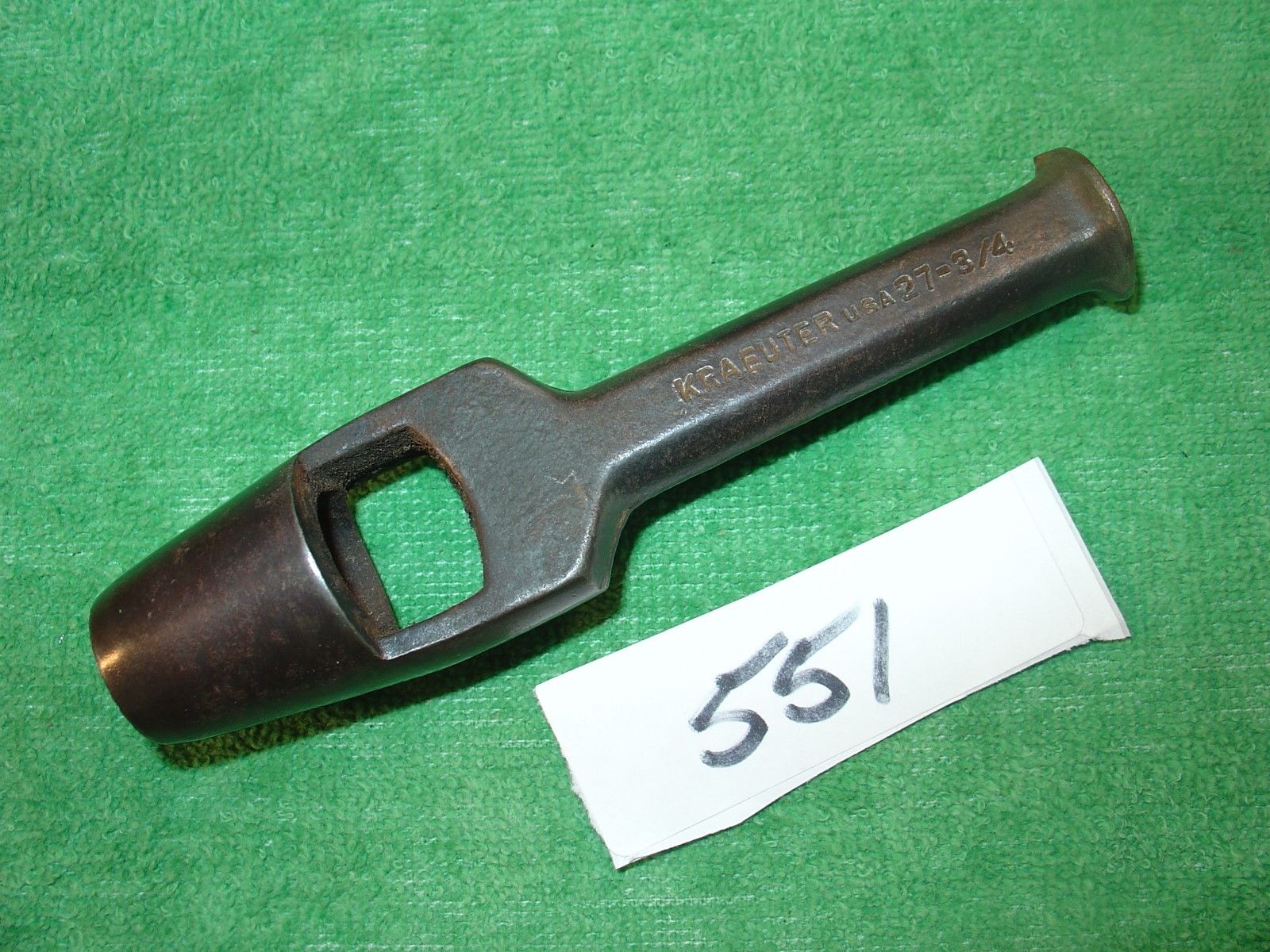 VINTAGE KRAEUTER No.273/4" HOLLOW PUNCH TOOL LEATHER WORKING HOLE