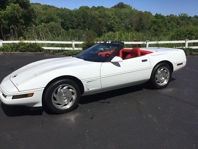 1996 Chevrolet Corvette Red Leather 1996 Corvette Convertible