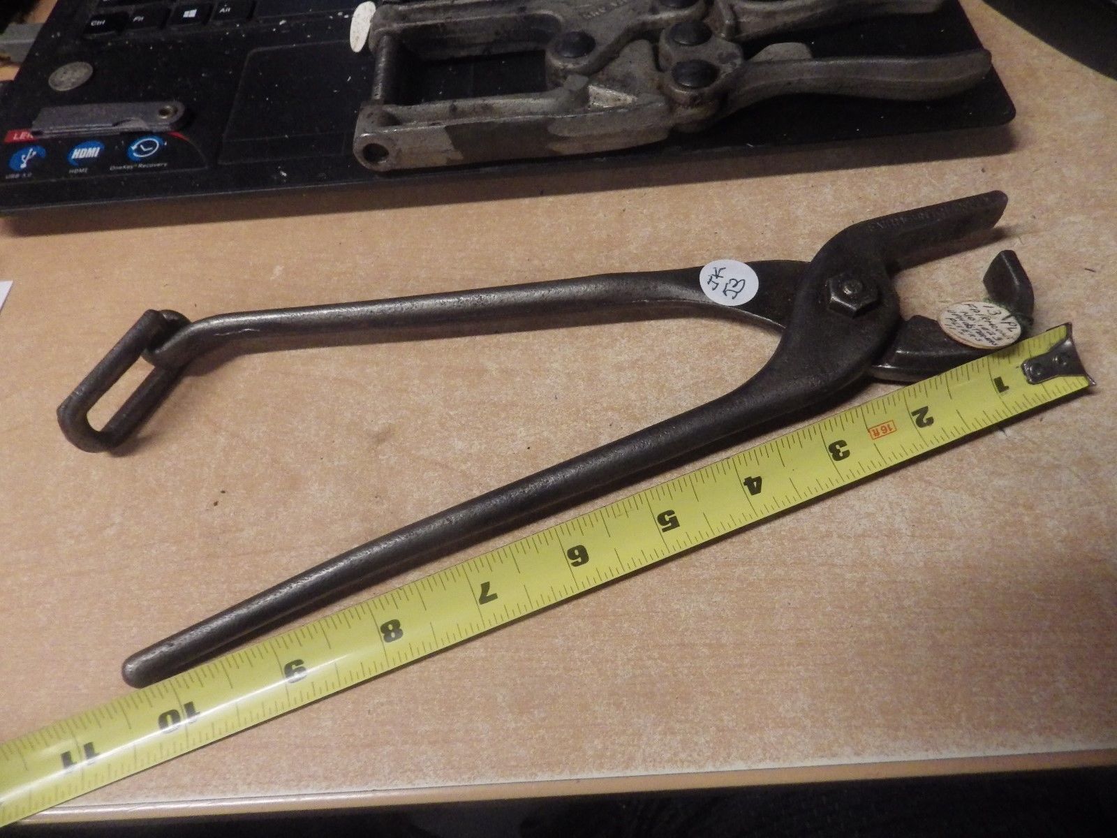 ANTIQUE Fairmount 1073 Drip Rail Crimping UPHOLSTERY PLiers NICE FOR AGE WORK Antique Price